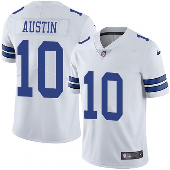 Men's Nike Dallas Cowboys #10 Tavon Austin White Vapor Untouchable Limited Player NFL Jersey - Ujersey