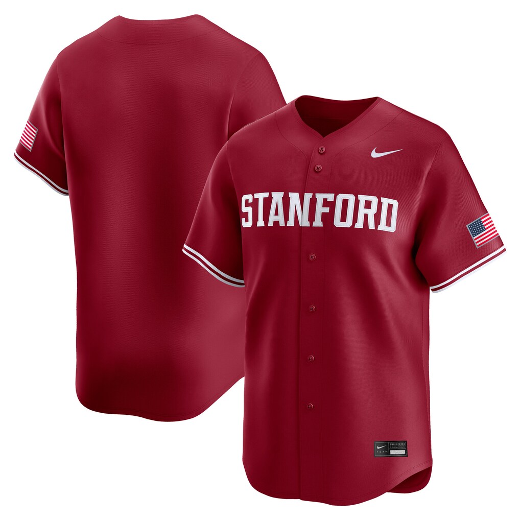 Men's Nike Cardinal Stanford Cardinal Baseball Limited Jersey - U-jersey