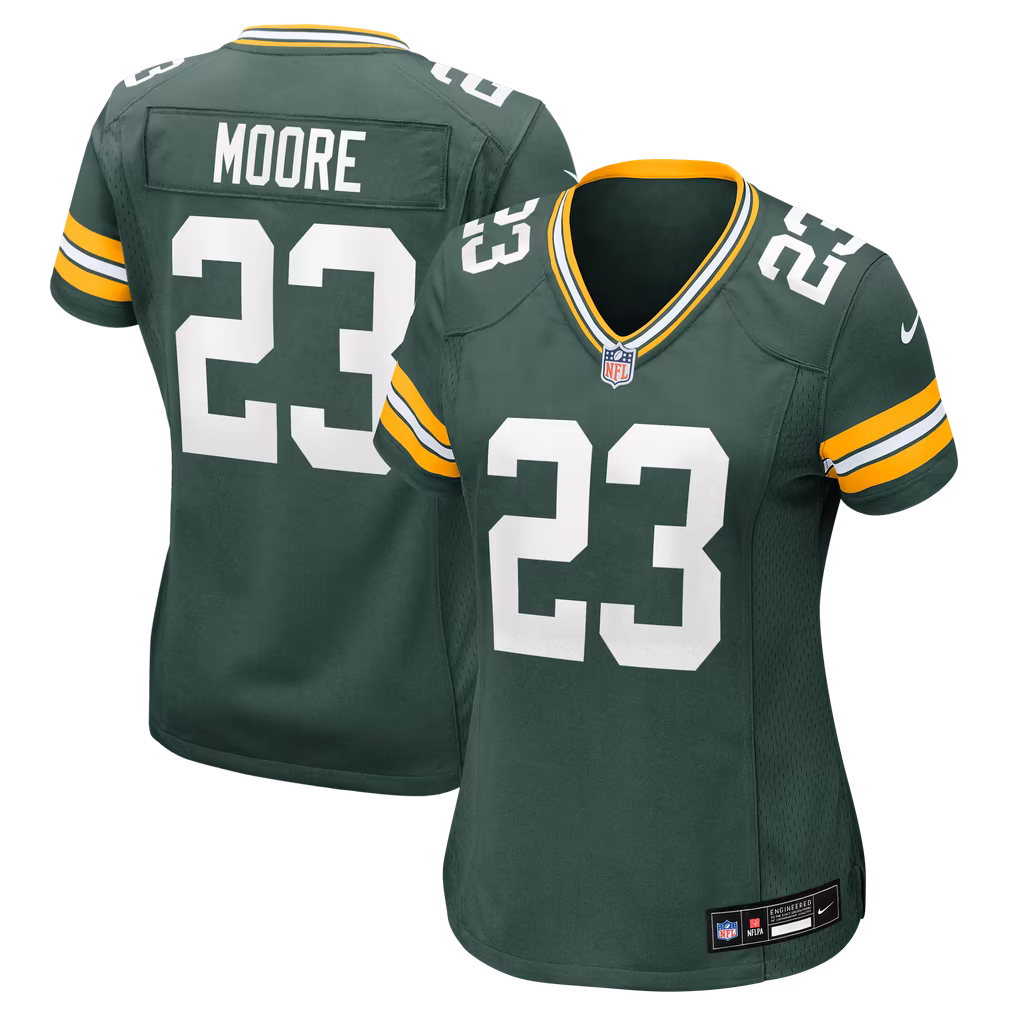 Women's Green Bay Packers Skyy Moore Nike Green Team Game Jersey