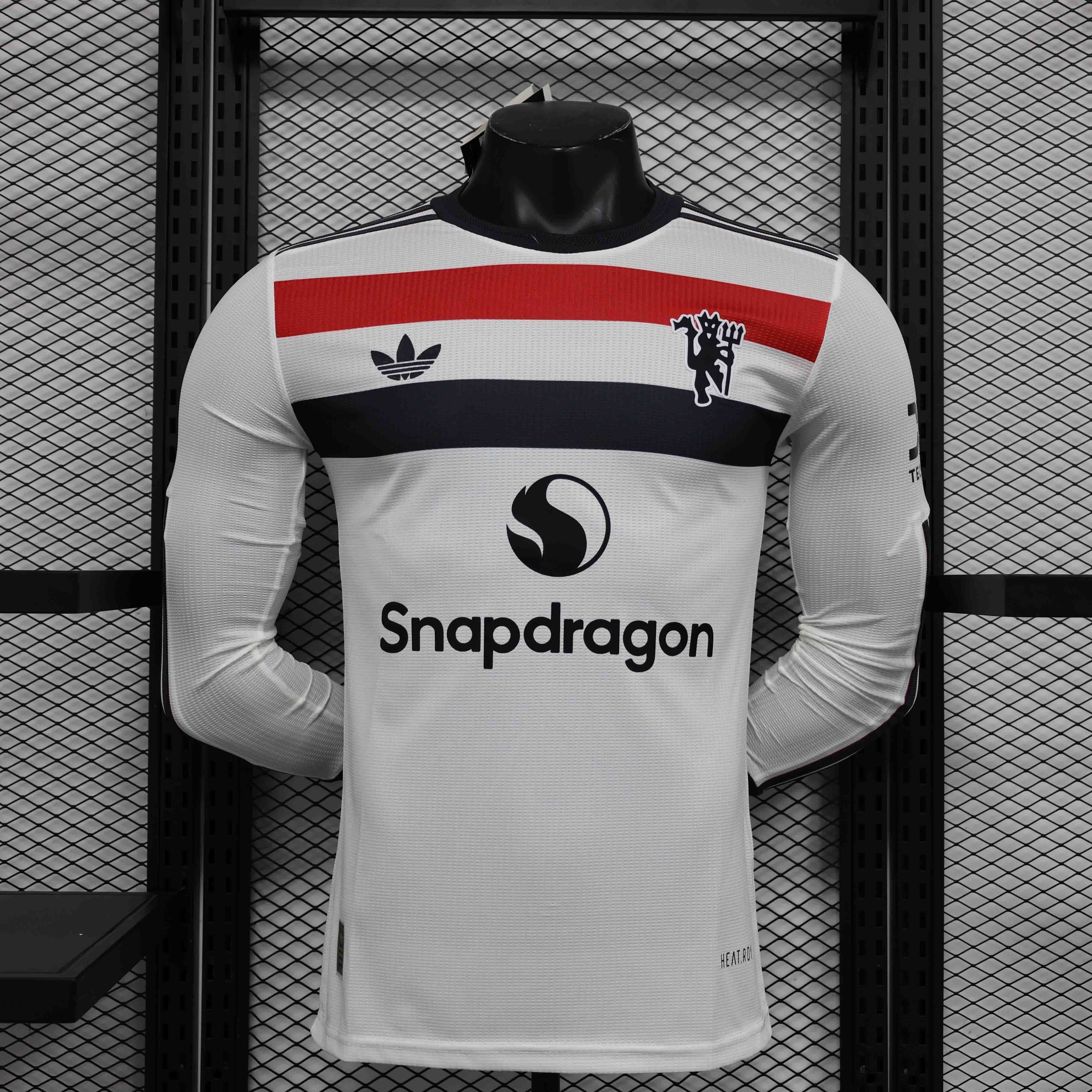 Manchester United  Third Away Long Sleeve Football Jersey Shirt 2024/25