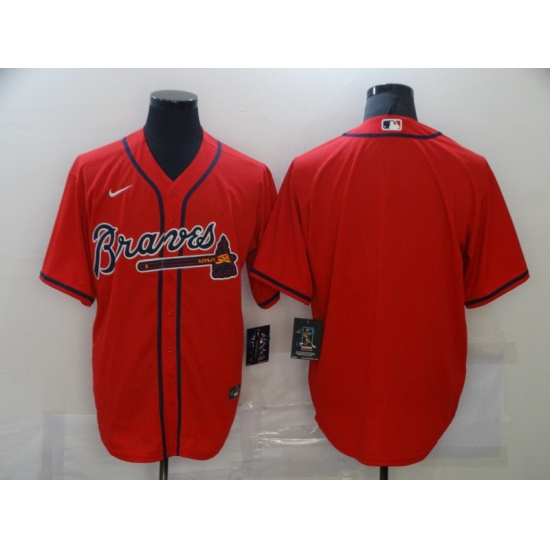 Men's Nike Atlanta Braves Blank Red Jersey - Ujersey