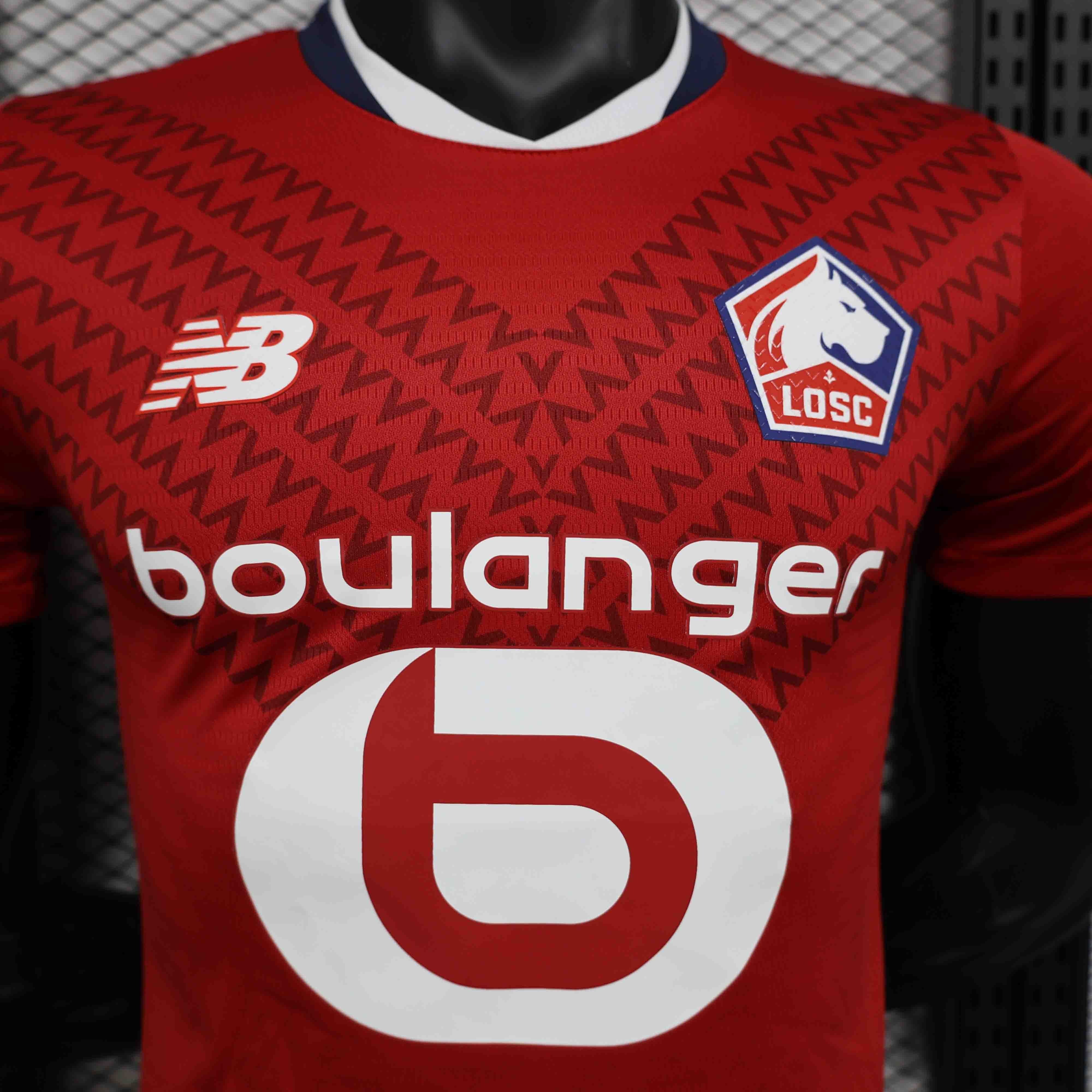 Lille OSC Soccer Jersey Home Shirt 2024/25 - Ujersey NHL