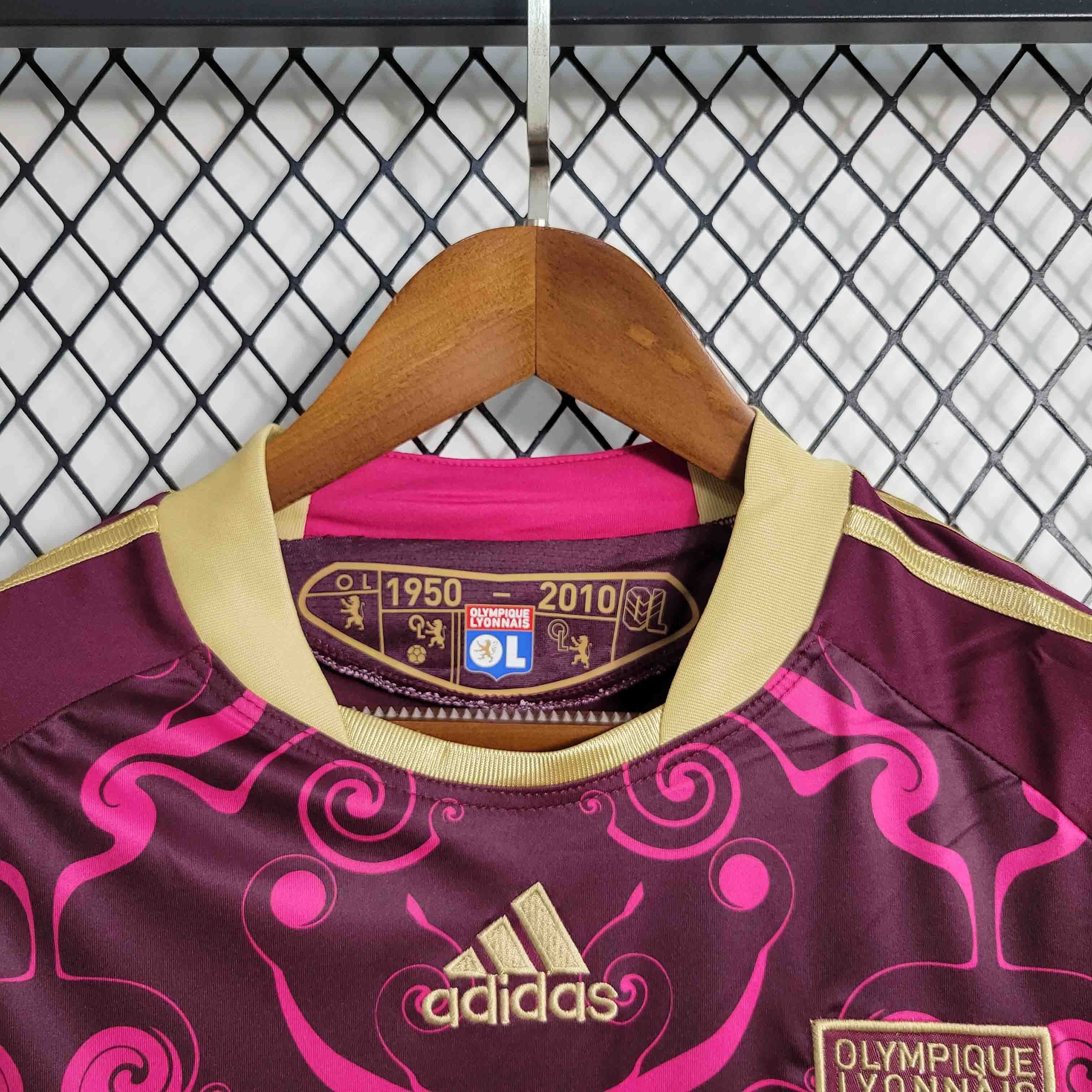 Olympique Lyonnais Retro Football Jersey Away Custom Shirt 2010-11 - ujerseystore