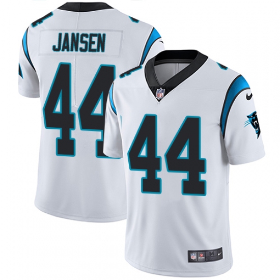 Youth Nike Carolina Panthers #44 J.J. Jansen White Vapor Untouchable Limited Player NFL Jersey - Ujersey