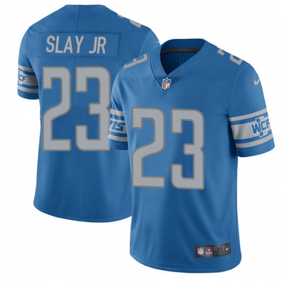 Youth Nike Detroit Lions #23 Darius Slay Jr Blue Team Color Vapor Untouchable Limited Player NFL Jersey - Ujersey