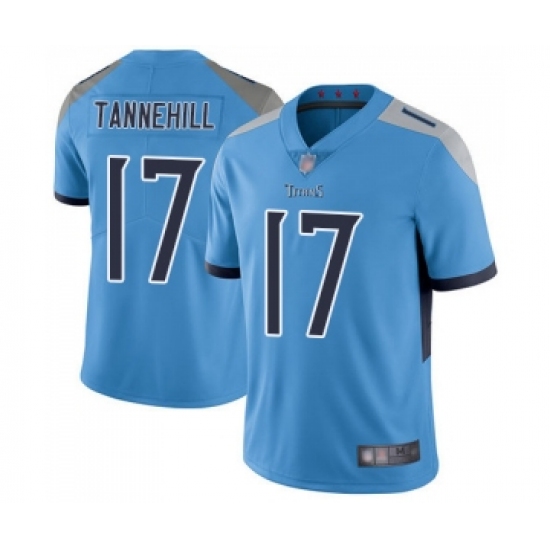 Youth Tennessee Titans #17 Ryan Tannehill Light Blue Alternate Vapor Untouchable Limited Player Football Jersey - Ujersey