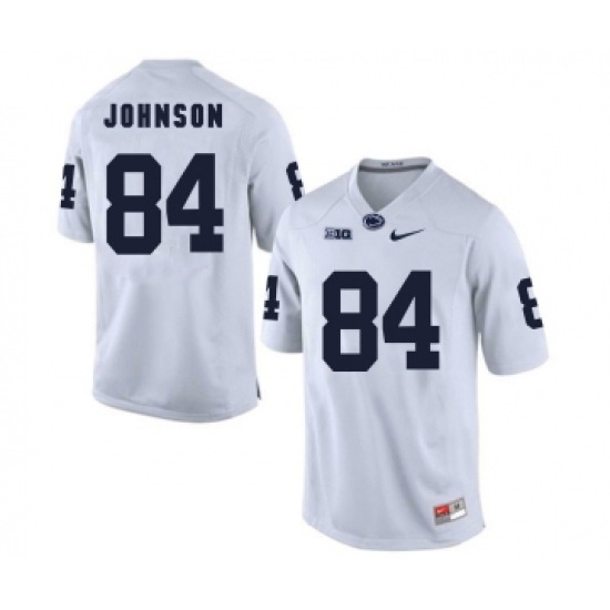 Penn State Nittany Lions 84 Juwan Johnson White College Football Jersey - Ujersey