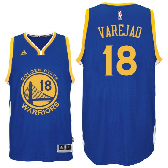 Golden State Warriors #18 Anderson Varejao 2015-16 New Swingman Road Blue Jersey - Ujersey
