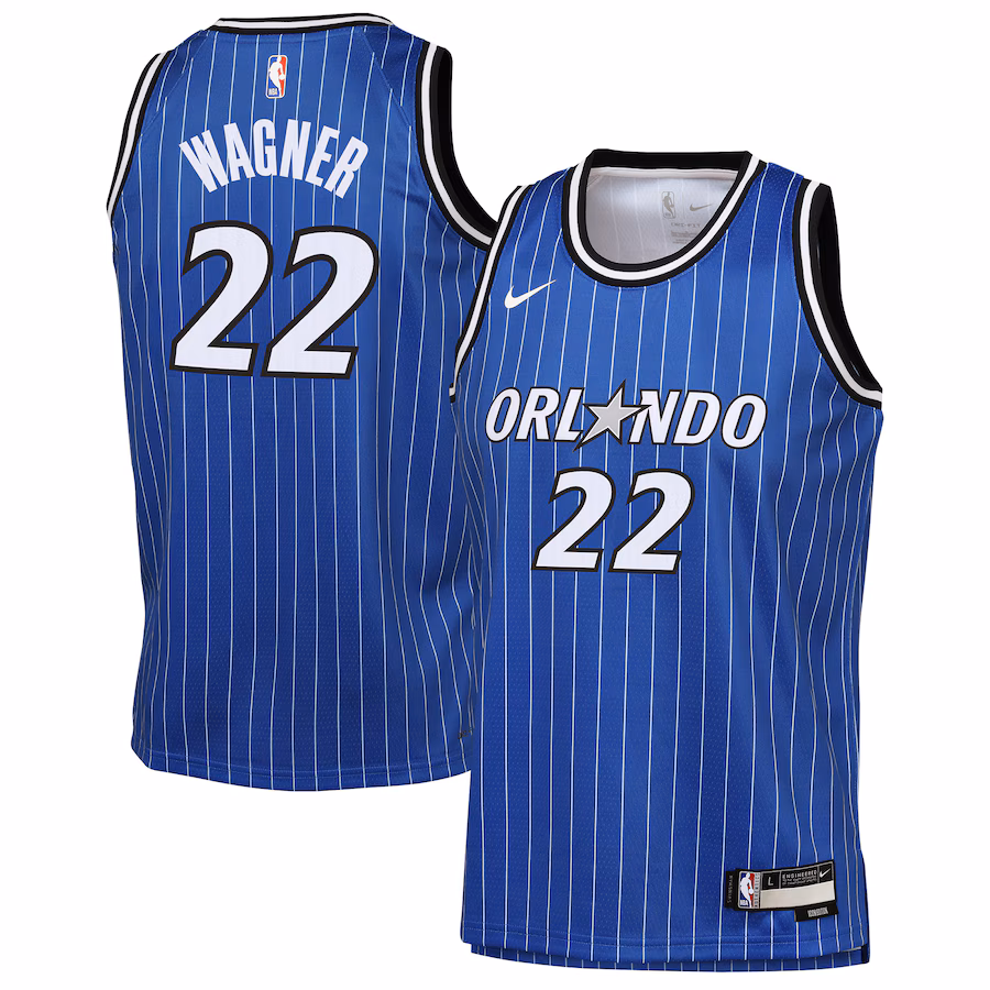 Youth Orlando Magic Franz Wagner Nike Blue Icon Edition Swingman Jersey - Ujersey