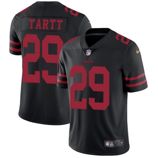 Youth Nike San Francisco 49ers #29 Jaquiski Tartt Elite Black NFL Jersey - Ujersey