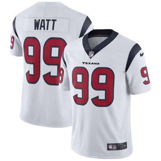 Youth Nike Houston Texans #99 J.J. Watt Limited White Vapor Untouchable NFL Jersey - Ujersey