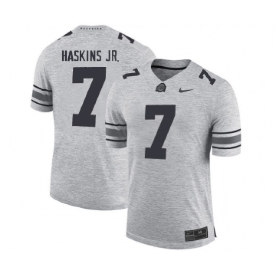 Ohio State Buckeyes 7 Dwayne Haskins Gray College Football Jersey - Ujersey