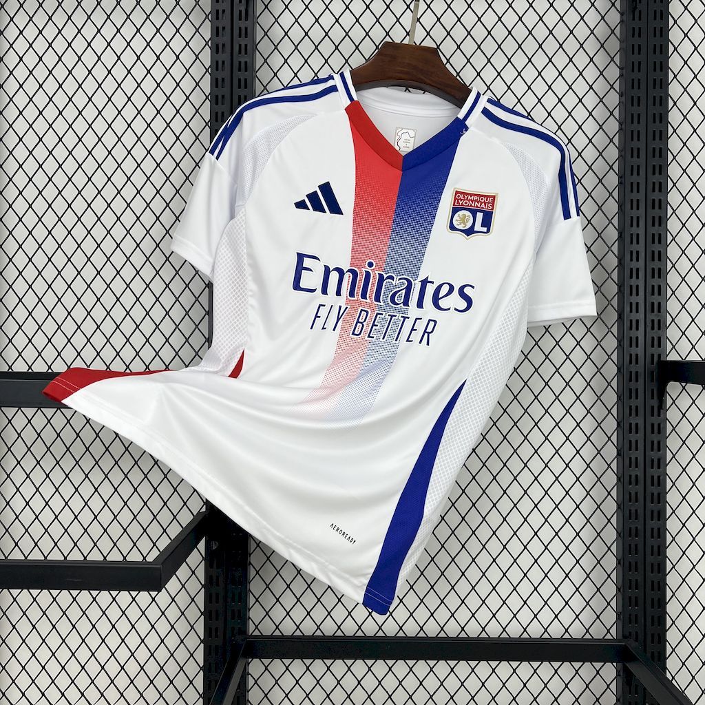 Olympique Lyonnais Football Jersey Home Custom Shirt 2024/25 - Ujersey