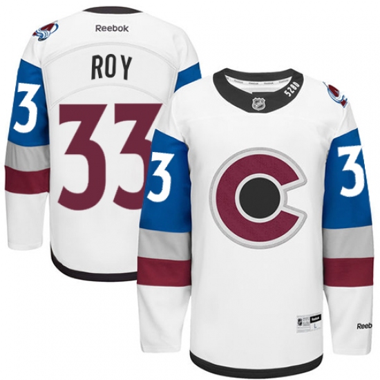 Men's Reebok Colorado Avalanche #33 Patrick Roy Premier White 2016 Stadium Series NHL Jersey - Ujersey