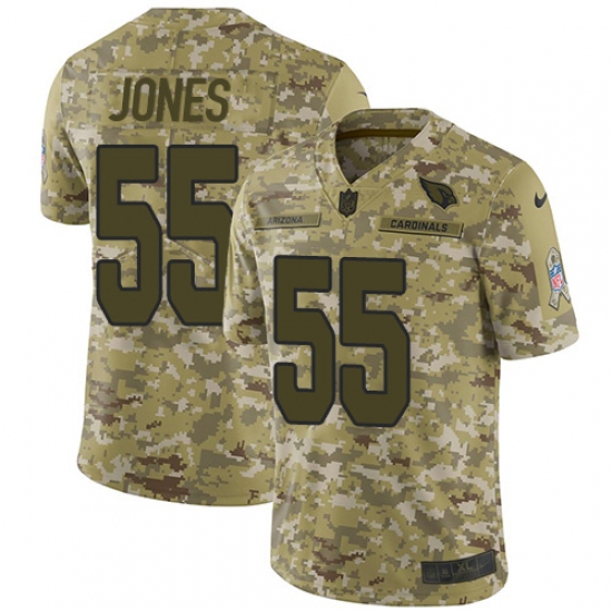 Youth Nike Arizona Cardinals #55 Chandler Jones Limited Camo 2018 Salute to Service NFL Jersey - Ujersey