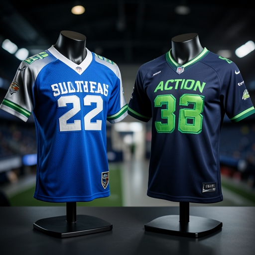 Seattle Seahawks Jersey History: Action Green Evolution - SUjersey01