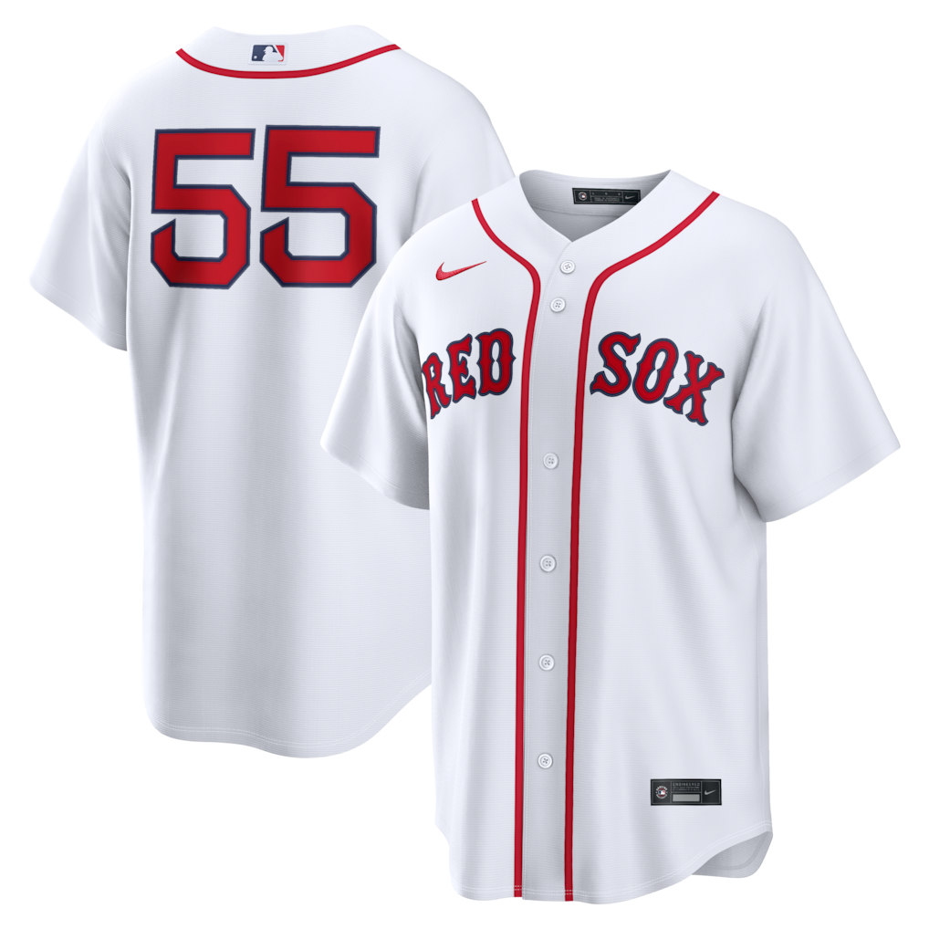 Men's Boston Red Sox Ranger Suárez Nike White Home Replica Jersey - Ujersey
