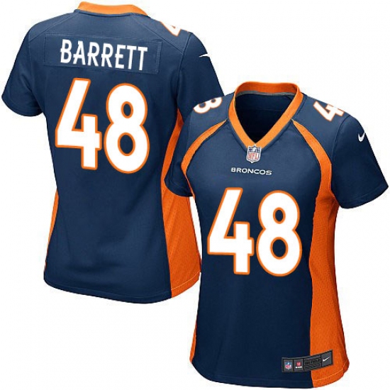Women's Nike Denver Broncos #48 Shaquil Barrett Game Navy Blue Alternate NFL Jersey - Ujersey