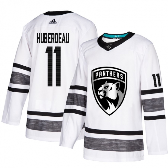 Men's Adidas Florida Panthers #11 Jonathan Huberdeau White 2019 All-Star Game Parley Authentic Stitched NHL Jersey - Ujersey