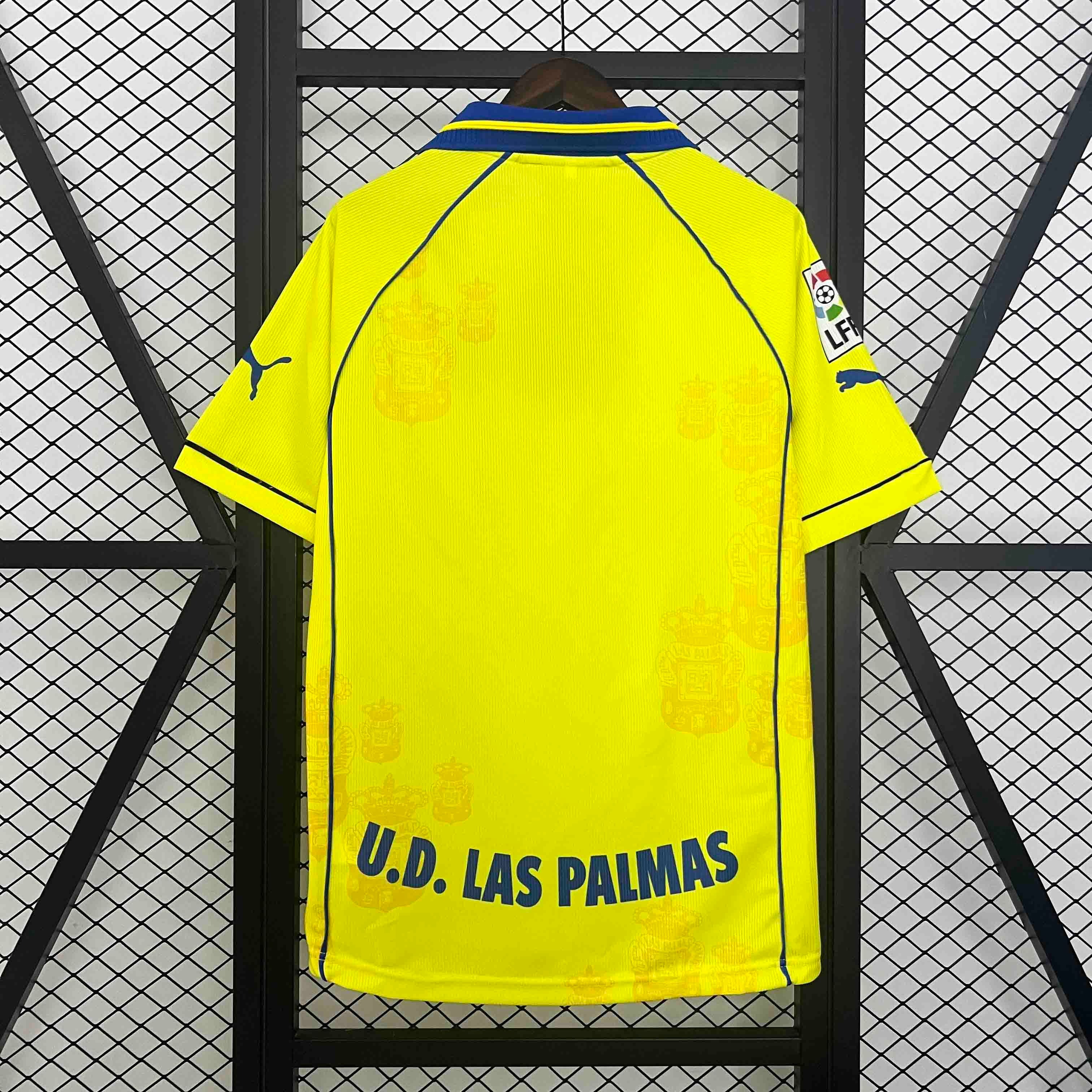 UD Las Palmas Retro Soccer Jersey Home Custom Shirt 1997/98 - ujerseystore
