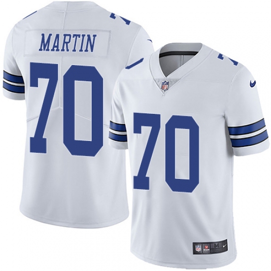 Youth Nike Dallas Cowboys #70 Zack Martin White Vapor Untouchable Limited Player NFL Jersey - Ujersey