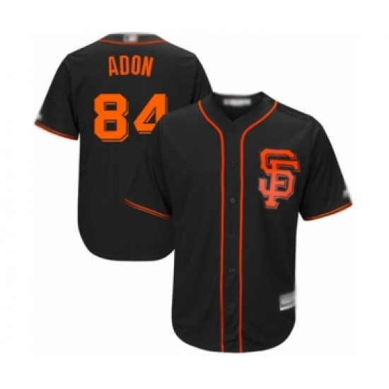 Youth San Francisco Giants #84 Melvin Adon Authentic Black Alternate Cool Base Baseball Player Jersey - Ujersey