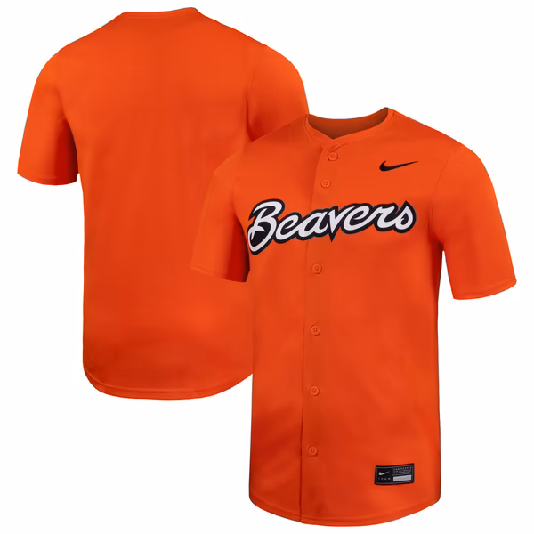 Men's Nike Orange Oregon State Beavers Limited Baseball Jersey - Ujersey