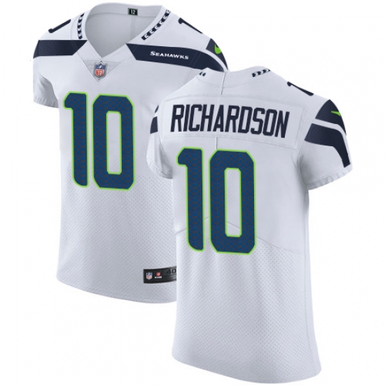 Men's Nike Seattle Seahawks #10 Paul Richardson White Vapor Untouchable Elite Player NFL Jersey - Ujersey