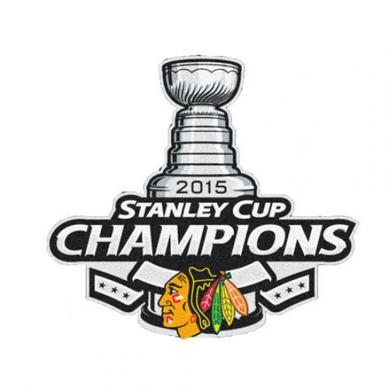 Stitched 2015 NHL Stanley Cup Final Champions Chicago Blackhawks Jersey - Ujersey