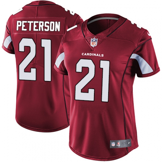 Women's Nike Arizona Cardinals #21 Patrick Peterson Red Team Color Vapor Untouchable Limited Player NFL Jersey - Ujersey