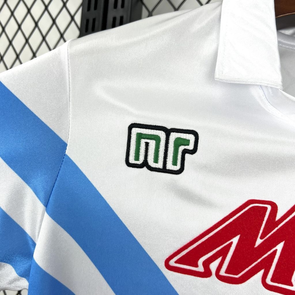 Napoli Retro Soccer Jersey Away Custom Shirt 1988-89 - ujerseystore