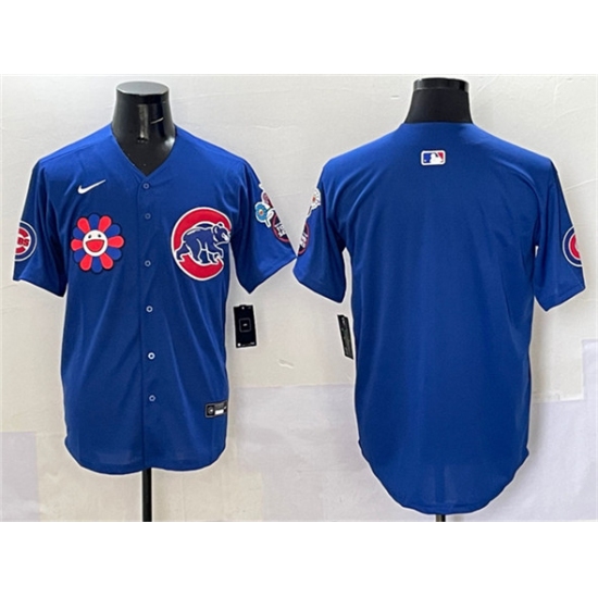 Men's Chicago Cubs Blank Royal 2025 Tokyo Series Limited Stitched Baseball Jersey - Ujersey