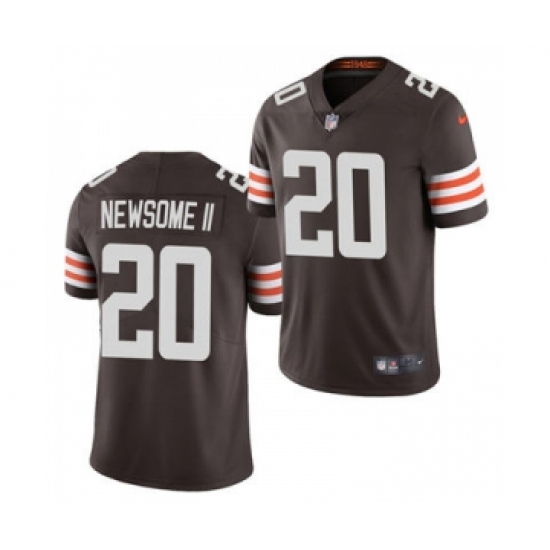 Men's Cleveland Browns #20 Greg Newsome II Brown 2021 Vapor Untouchable Limited Jersey - Ujersey