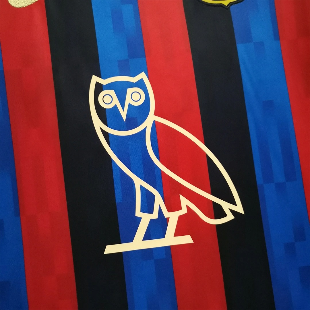 Barcelona Home Owl Version Soccer Jersey Custom Shirt 2022/23 - ujerseystore