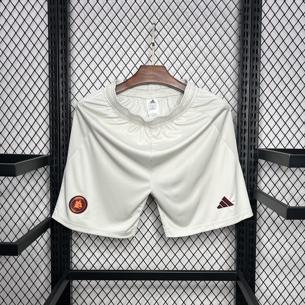 Roma Soccer Jersey Away Custom Shorts 2024/25