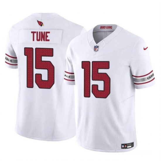 Men's Arizona Cardinals #15 Clayton Tune White 2023 F.U.S.E. Vapor Untouchable Limited Football Stitched Jersey - Ujersey