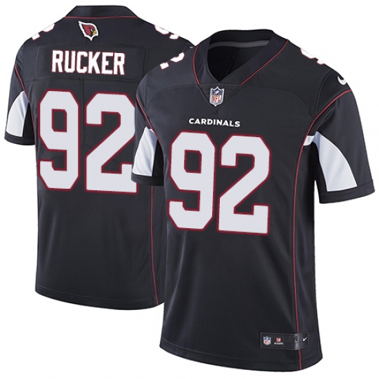 Youth Nike Arizona Cardinals #92 Frostee Rucker Black Alternate Vapor Untouchable Limited Player NFL Jersey - Ujersey