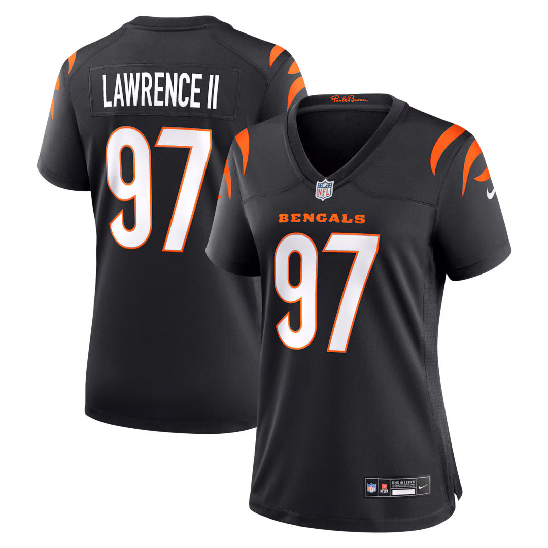 Women's Cincinnati Bengals Dexter Lawrence II Nike Black Game Jersey