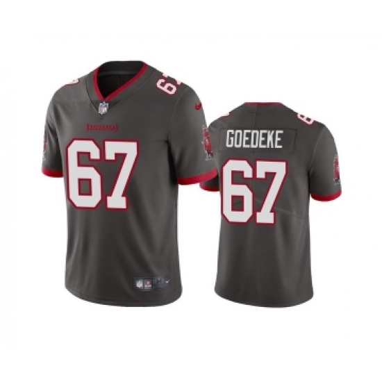 Men's Tampa Bay Buccaneers #67 Luke Goedeke Gray Vapor Untouchable Limited Stitched Jersey - Ujersey