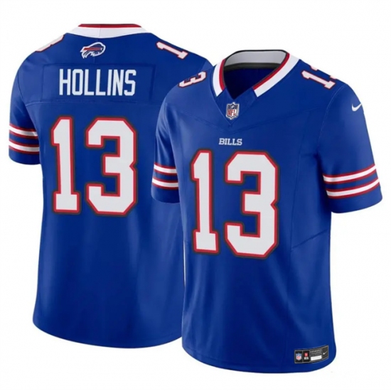 Men's Buffalo Bills #13 Mack Hollins Blue 2024 F.U.S.E. Vapor Untouchable Limited Stitched Football Jersey - Ujersey