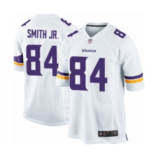 Men's Minnesota Vikings #84 Irv Smith Jr. Game White Football Jersey - Ujersey