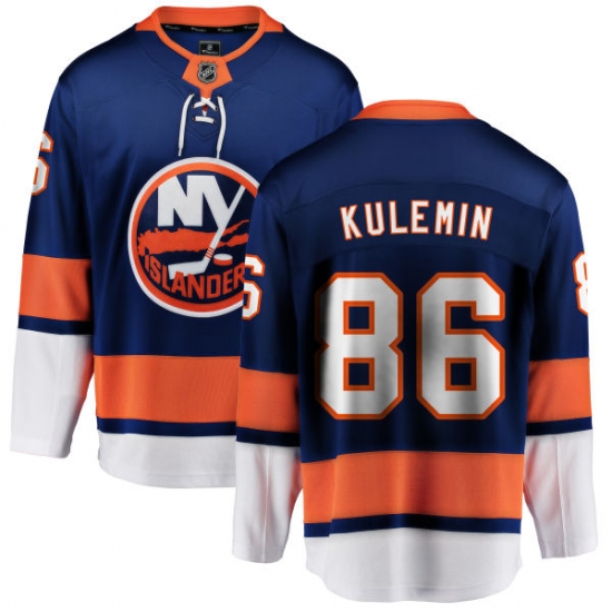 Youth New York Islanders #86 Nikolay Kulemin Fanatics Branded Royal Blue Home Breakaway NHL Jersey - Ujersey