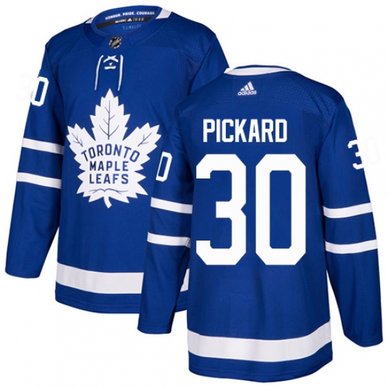Youth Adidas Toronto Maple Leafs #30 Calvin Pickard Authentic Royal Blue Home NHL Jersey - Ujersey