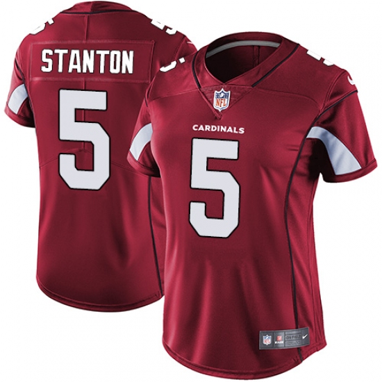 Women's Nike Arizona Cardinals #5 Drew Stanton Red Team Color Vapor Untouchable Limited Player NFL Jersey - Ujersey