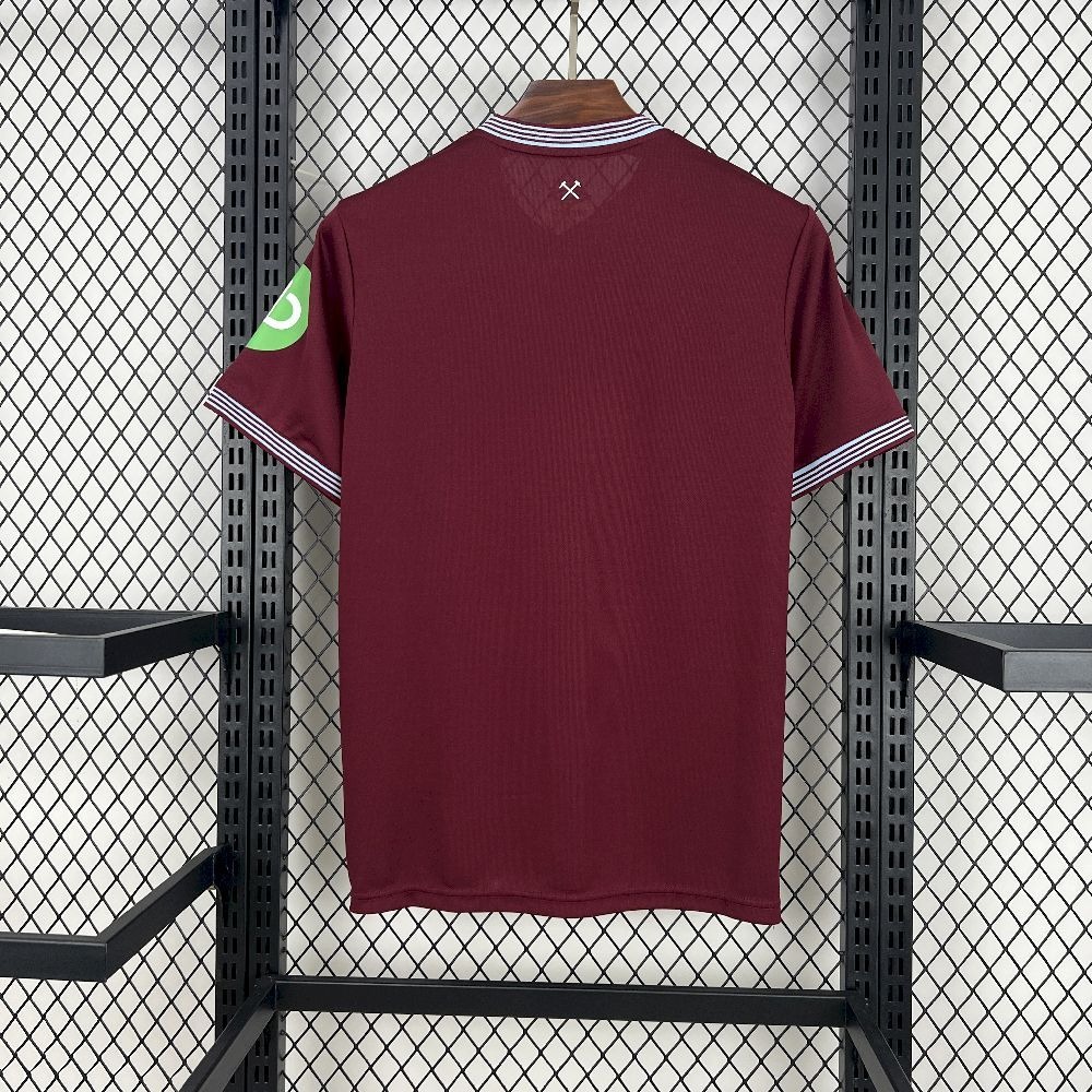 West Ham United Football Jersey Home Custom Shirt 2025-26 - ujerseystore