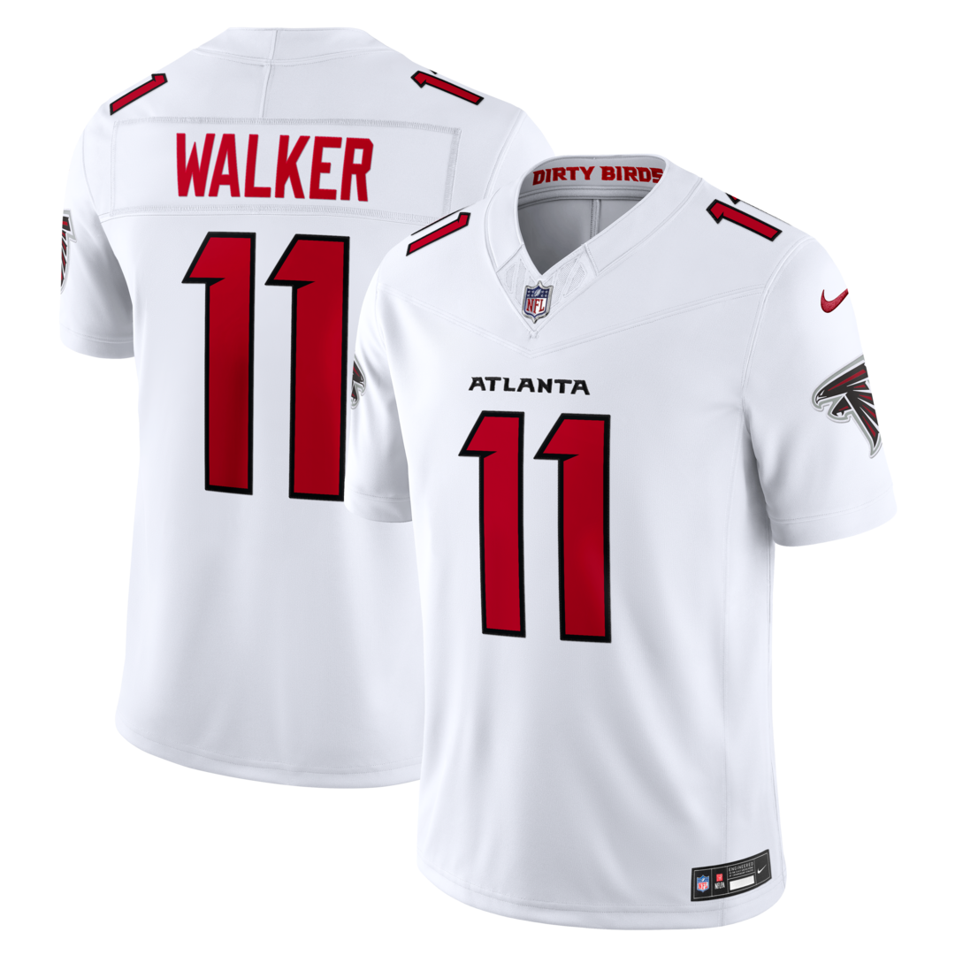 Men's Atlanta Falcons Jalon Walker Nike White Vapor F.U.S.E. Stitched Limited Jersey - SUjersey01