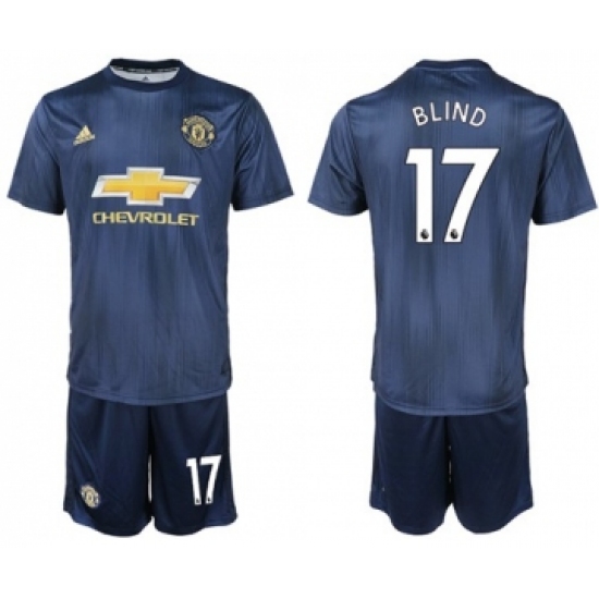 Manchester United #17 Blind Third Soccer Club Jersey