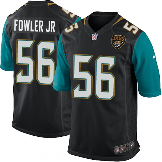 Men's Nike Jacksonville Jaguars #56 Dante Fowler Jr Game Black Alternate NFL Jersey - Ujersey