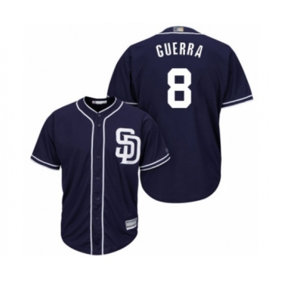 Youth San Diego Padres #8 Javy Guerra Authentic Navy Blue Alternate 1 Cool Base Baseball Player Jersey - Ujersey