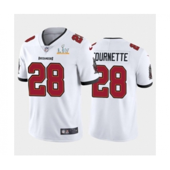 Women's Tampa Bay Buccaneers #28 Leonard Fournette White Super Bowl LV Jersey - Ujersey